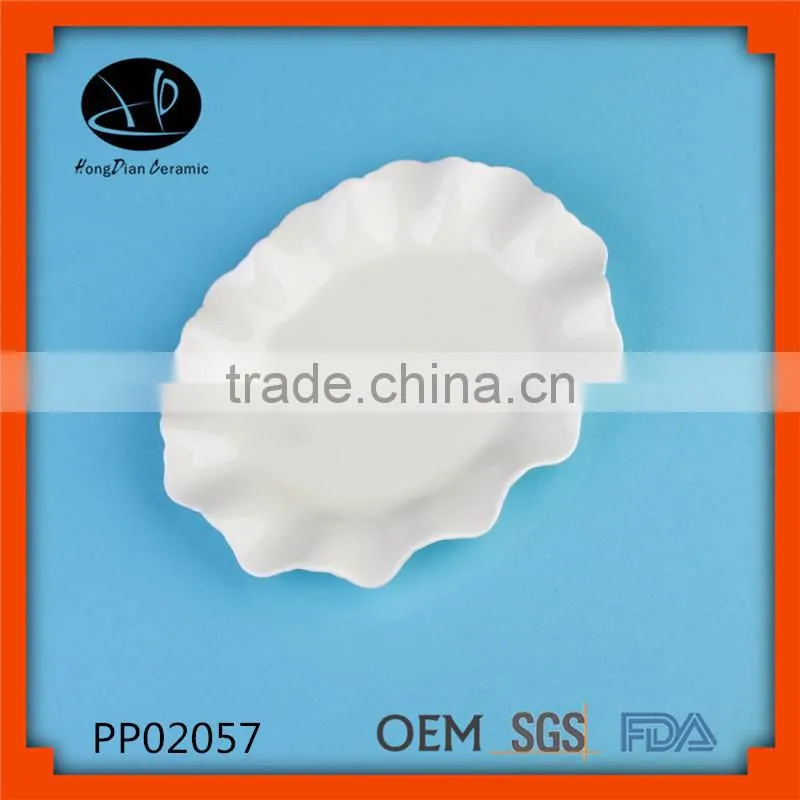 Wholesale ceramic dinner plates enamel plates cheap china dish,side plate