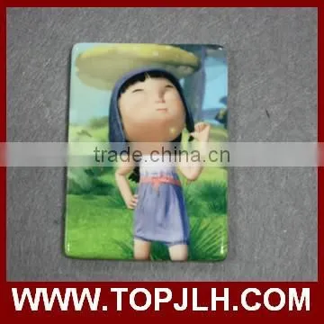 China manufacturer porcelain ceramic flat fridge magnet