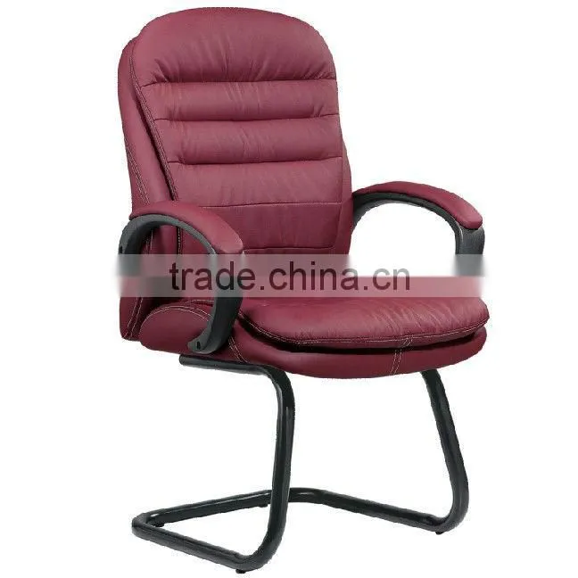soft leather conference chair guest chair in front of office desk conference chair