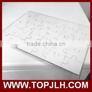 Custom logo printed 3D wooden puzzles