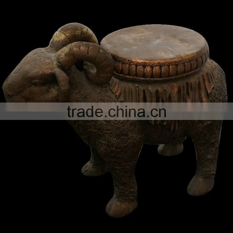 Customized fiberglass sheep statue