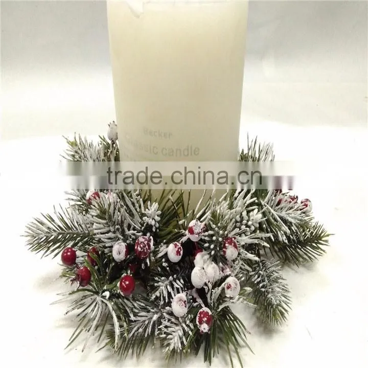 most selling items from China christmas candle ring for Christmas decor