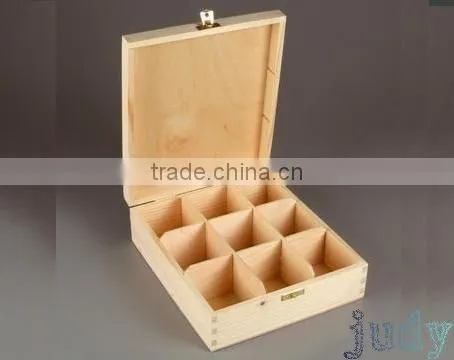 Nature wood tea box ,tea cup storage box ,wooden box