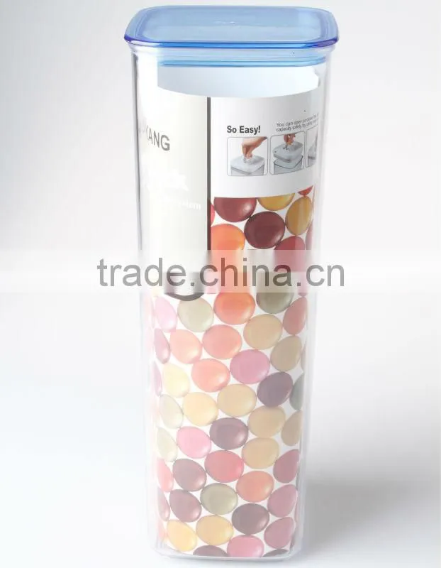 PS Materical Modern Design Hotsale Plastic Airtight Container