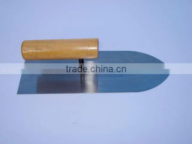 wooden handle plastering trowel with teeth factory