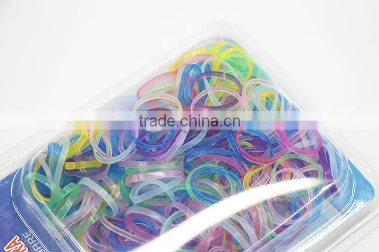 Bottom price colorful rubber band for binding hair