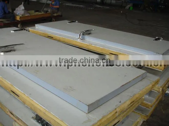 Pu locking panel for cold storage