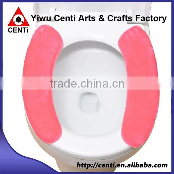 Hot Sale Grain Pattern Comfortable and Warm Soft Toilet Seat Cover for Winter Cold Environment