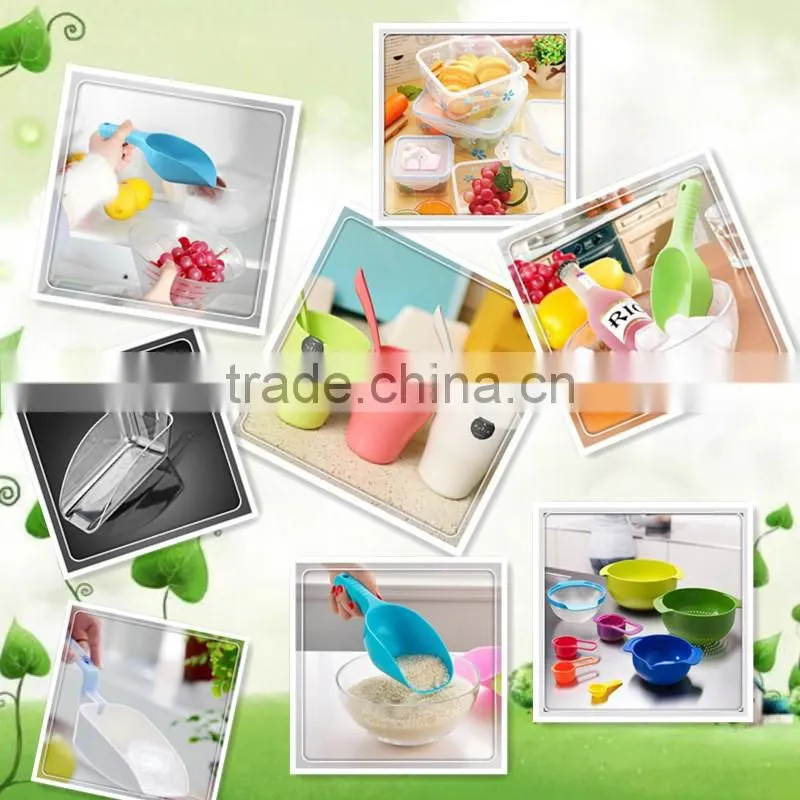 High quality PP material custom food scoop for ice cream, unique food scoops manufacturer