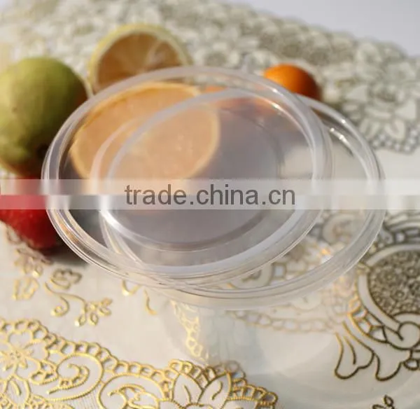 Food Grade PP Disposable Plastic Plates 800ml Plastic Bowls