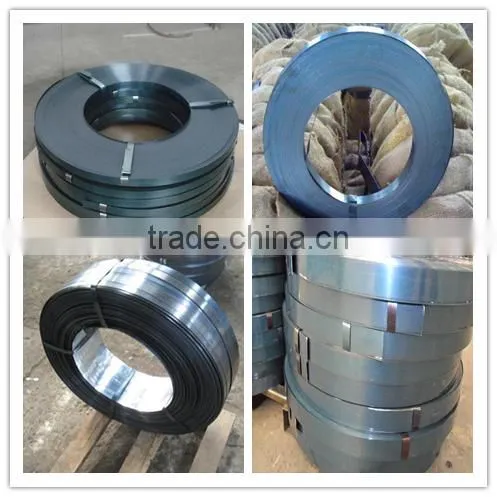 factory direct sale blue oiled steel packing strips blue waxed steel packing strips