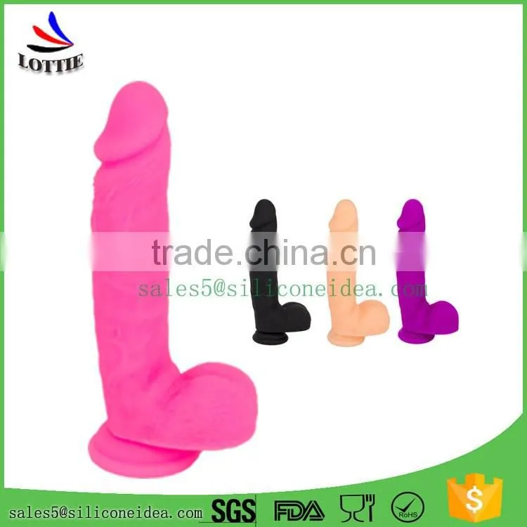 2016 High Quality Adult Sex Toys Full Silicone Dildo Masturbating Big Cock Man artificial penis silicone dildos for men