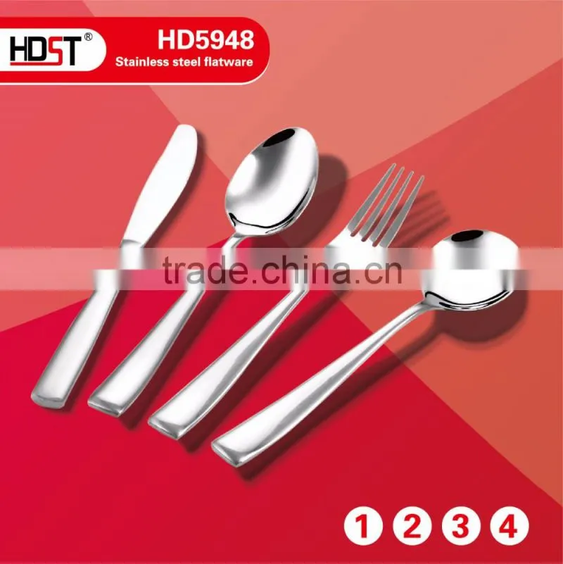 Food grade LFGB FDA 18/0 stainless steel flatware