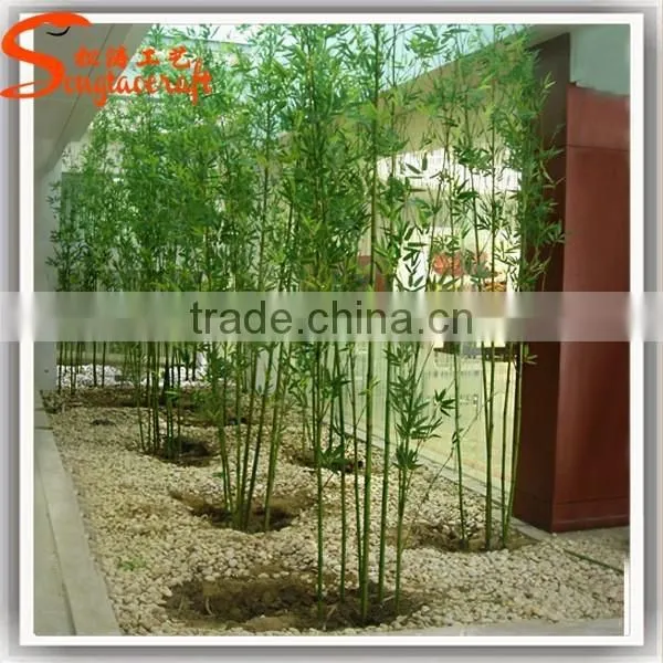 wholesales outdoor and indoor plastic artificial bamboo tree bamboo fence price on sale