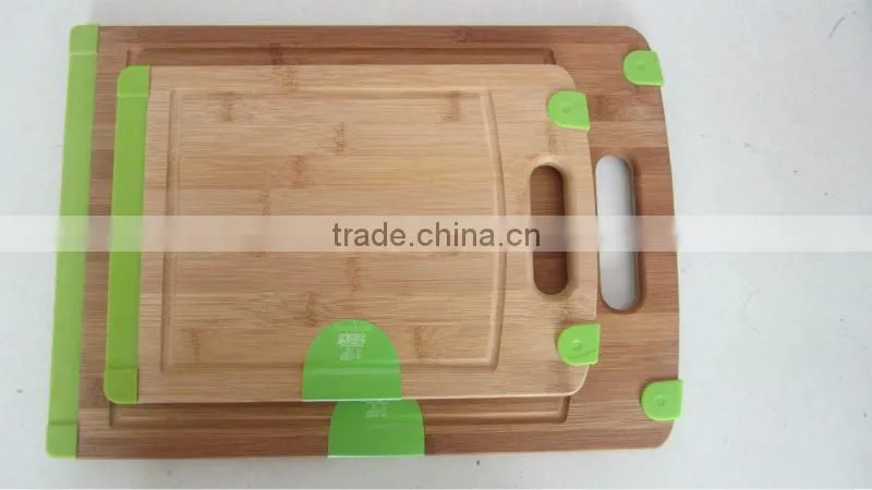 Two sizes bamboo cutting board #32014