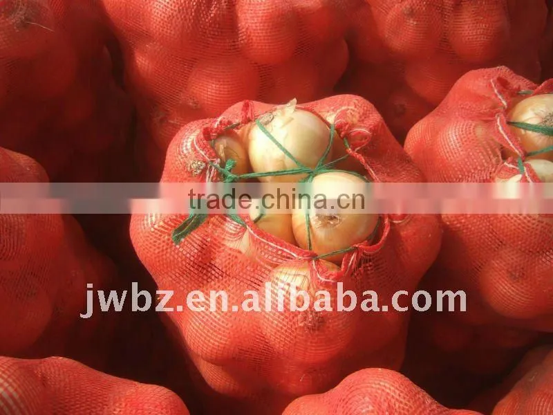 round wire PE leno mesh bags for onion(manufacturer