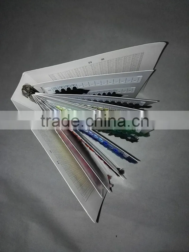 real yarn color shade for socks production yarn shade card