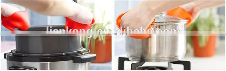 wholesale cheap good quality Heat proof microwave Food grade silicone oven mitt oven glove
