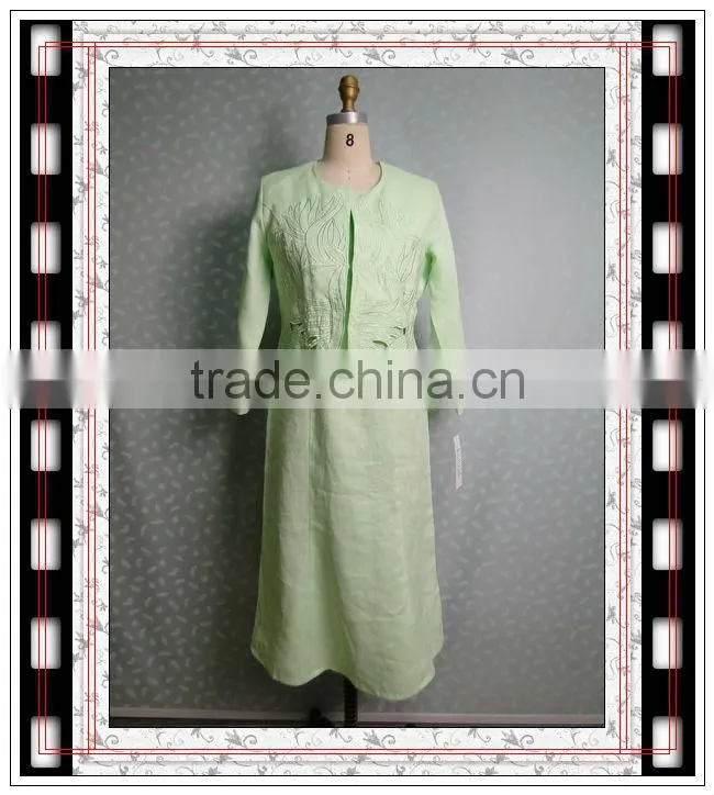 2015 wholesale church suits with embroidery for women