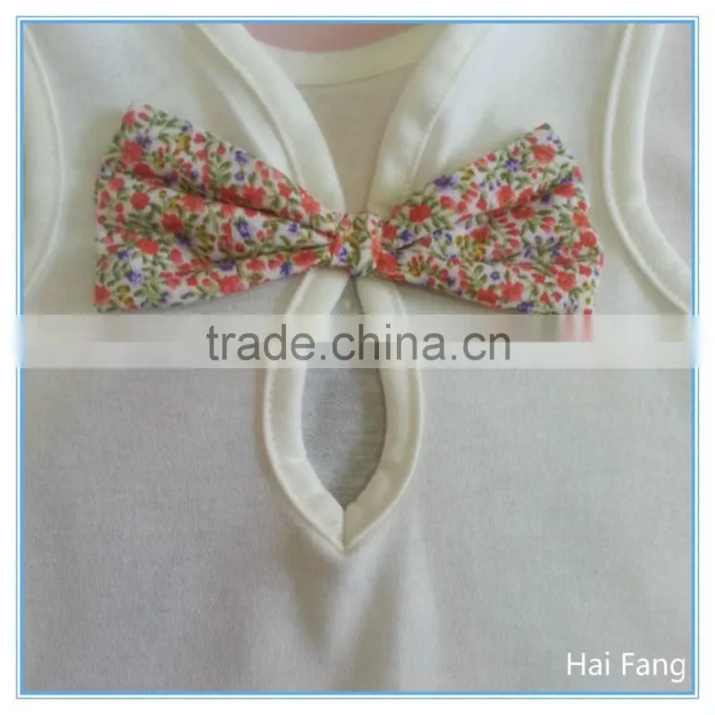 Children Girls OEM Cute Vest, Girls Fashion Summer Hot Vests Tops, Knitted Fabric Underwear Set