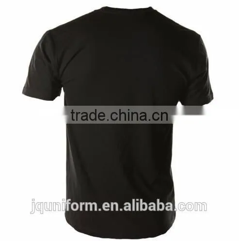 Manufacturer Custom Logo Print Black T Shirt Jersey style t shirt Men / Custom style t shirt