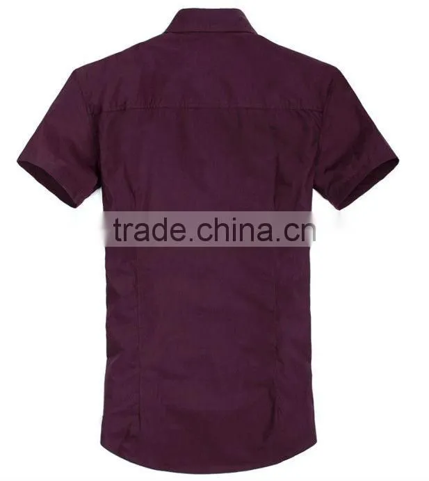 Fashion Slim Short Sleeve Clothes Men with 2013 design