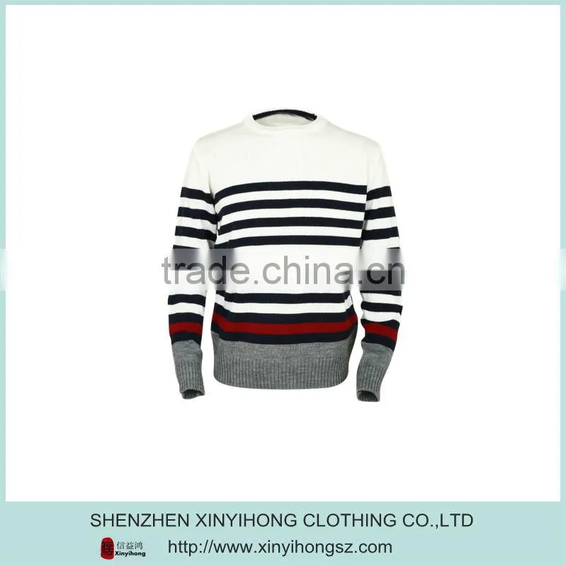 Populare 100% Cotton Rib Cuff Comfortable Autumn Men Knitwear 2014