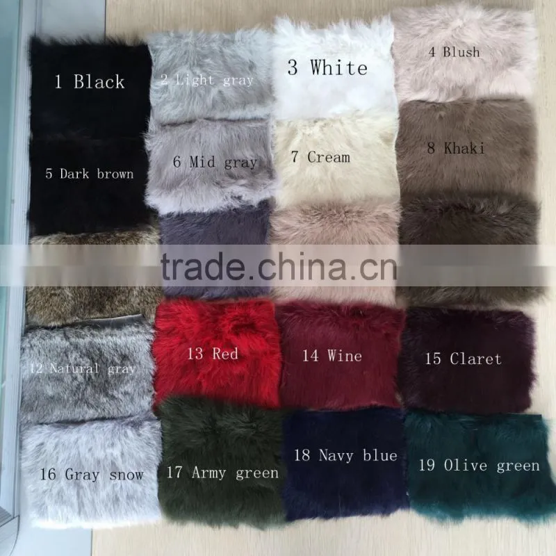 YR006A New Arrive Real Rabbit and Raccoon Hand Knit Vest with Tassels Top Sales Fur Gilet