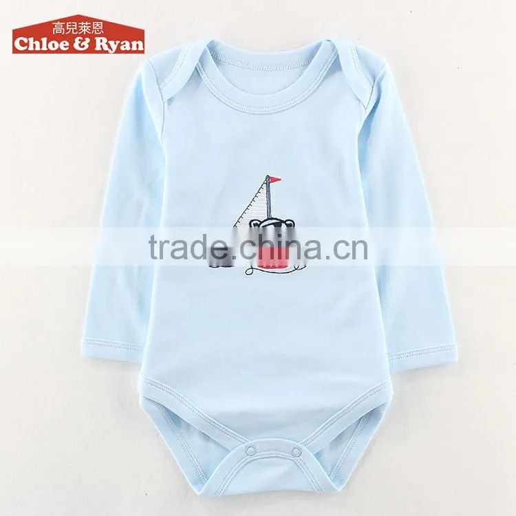100% Polyester Great baby store product infant dresses imported blank infant rompers