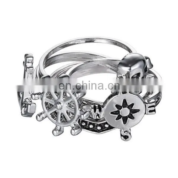 Trendy Personalized Corsair Ring Five Set Ring Wholesale
