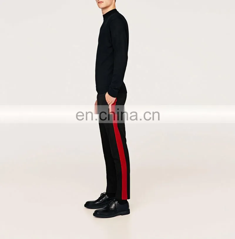 China Suppliers Wholesale Men Casual Track Pants Skinny Fit Trousers