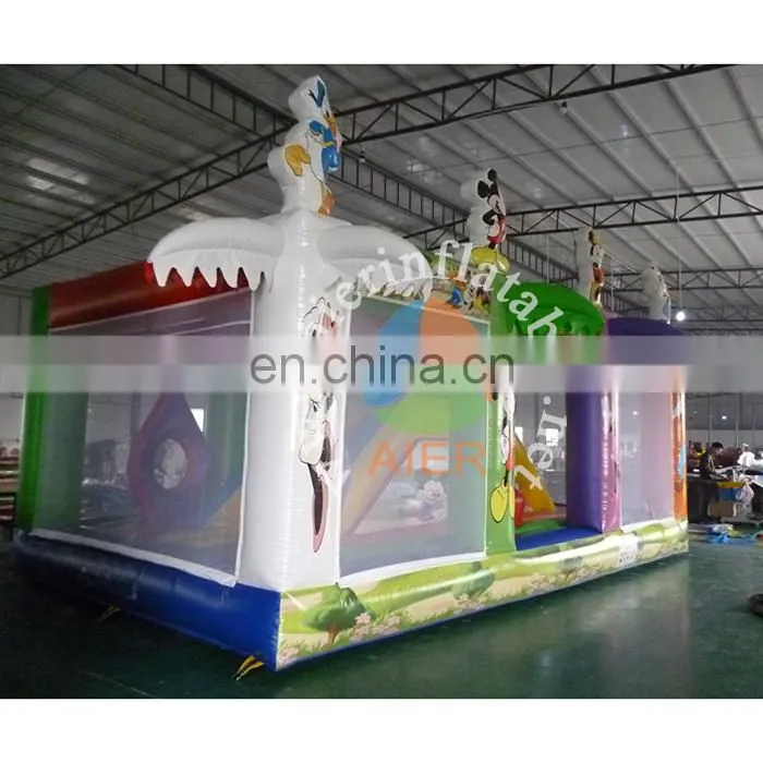 2017 newest inflatable castle kid play tent mikey commercial bounce house clearance for fun