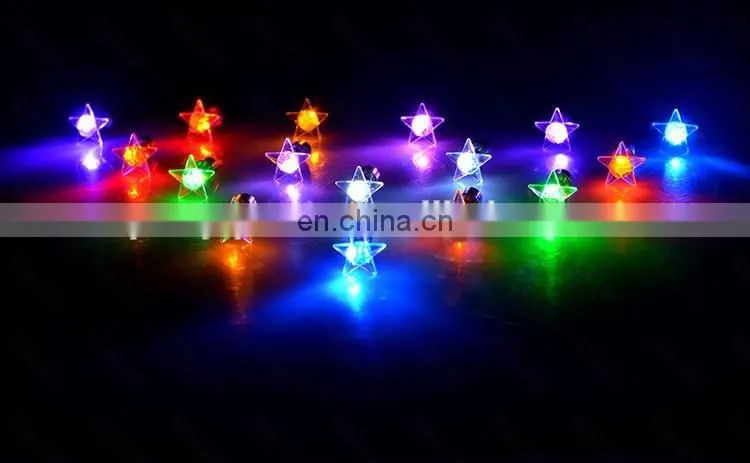 Korea led flashing ear-drop with colorful lighting