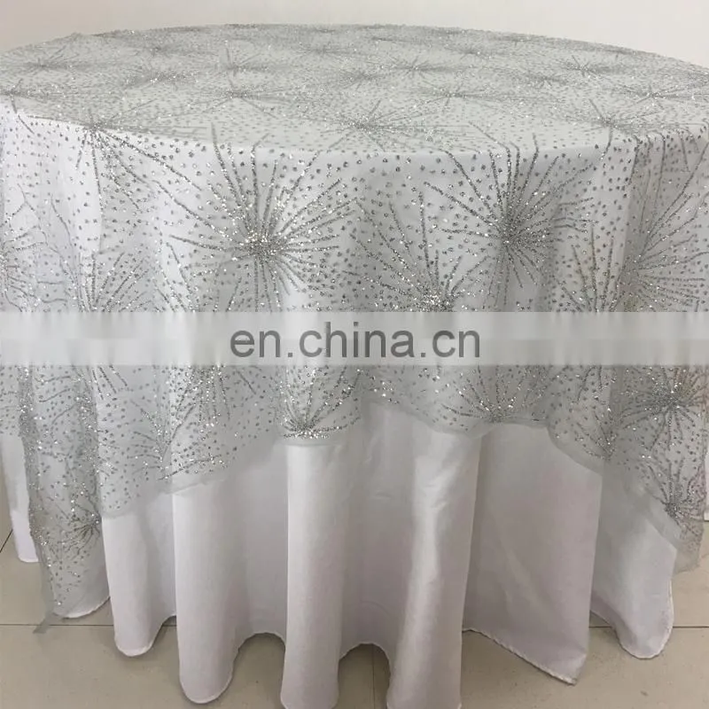 TC220A wholesale spanish small navy blue table cloth sizes