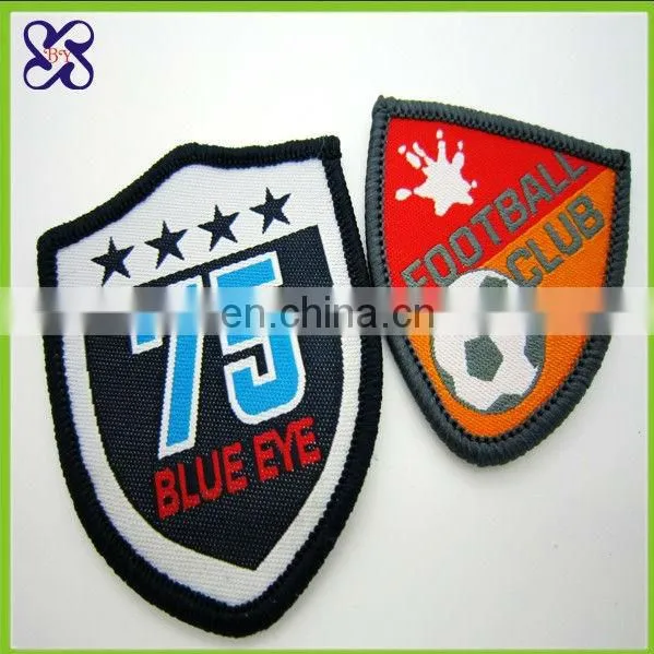 Fashion woven patch for garment / Woven embroidery patch