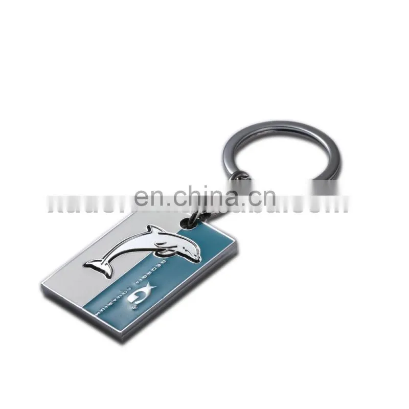 Custom dolphins metal keychain,metal keyring,souvenir key holder