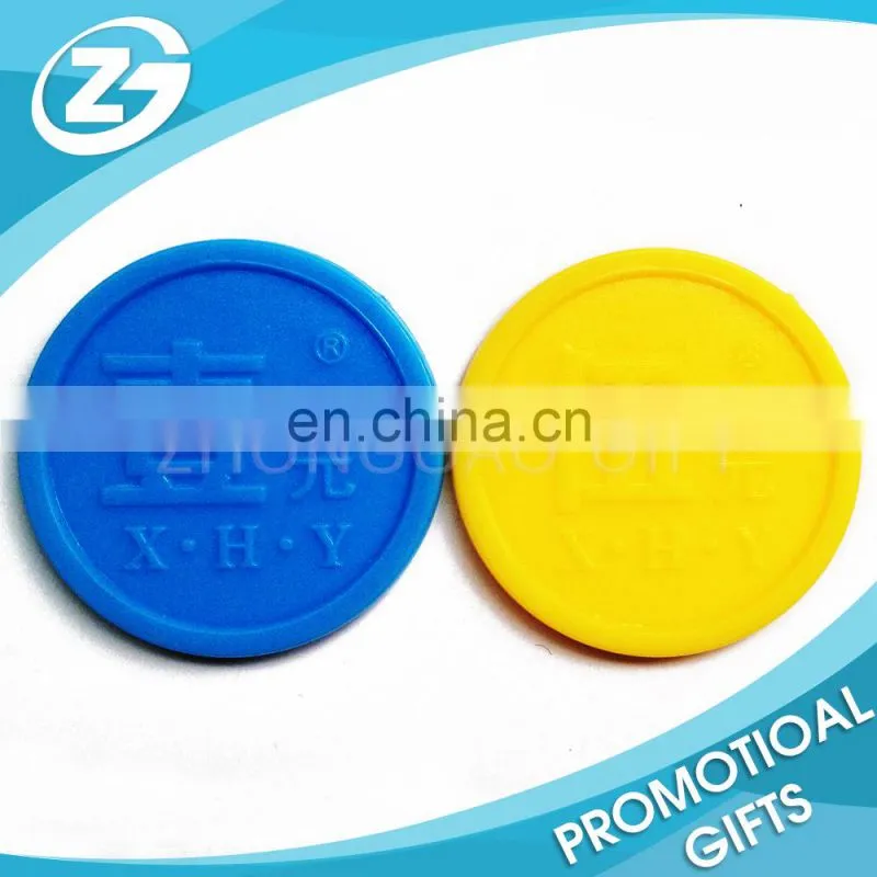 Plastic Chips Game Coin Double Faced Digital Bronzier Bargaining Challenge Coins Plastic Token Coin