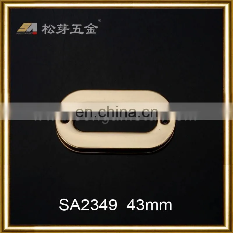 Gold Zinc Alloy Oval Metal Grommet For Handbags, Factory Price Meta Grommets For Bag Decoration