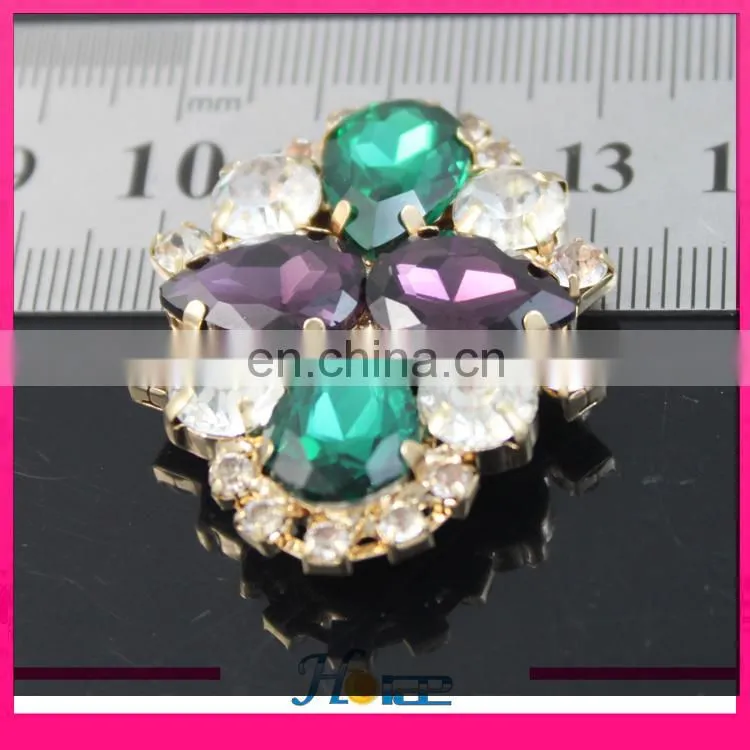fashion handmade lady shoe decoration crystal sandal chain