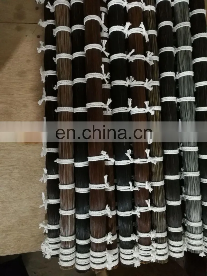 Wholesale and retail natural horsehair /horsetail /horsehair tail in 6" - 40"