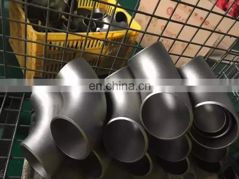 DIN SMS ISO BPE Stainless Steel SS304 SS316L 90 Degree Elbow Pipe Bend Tube Angle Head Joint Elbow