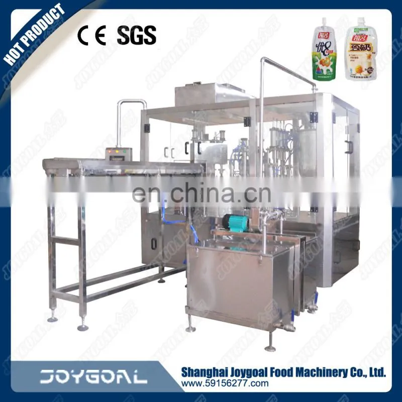 Shanghai automatic stand-up pouch packing machine potato paste preformed bag/pouch packaging machinery