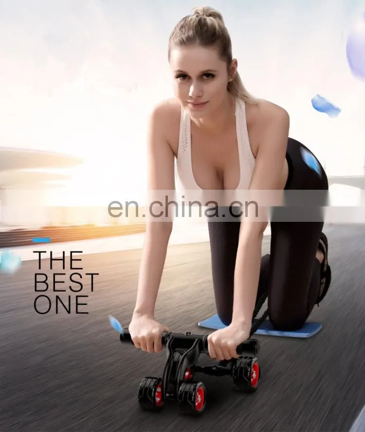 4 Wheels Abdominal Muscle Training Wheel AB Wheel Fitness Equipment