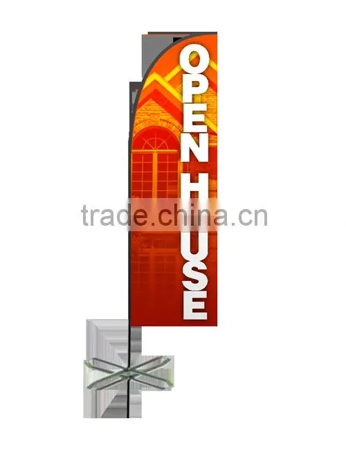 2016 custom feather flags flying beach flags, custom golf putting green flags