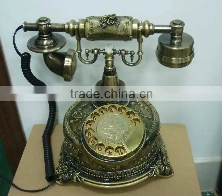 antique or ancient ratory telephone