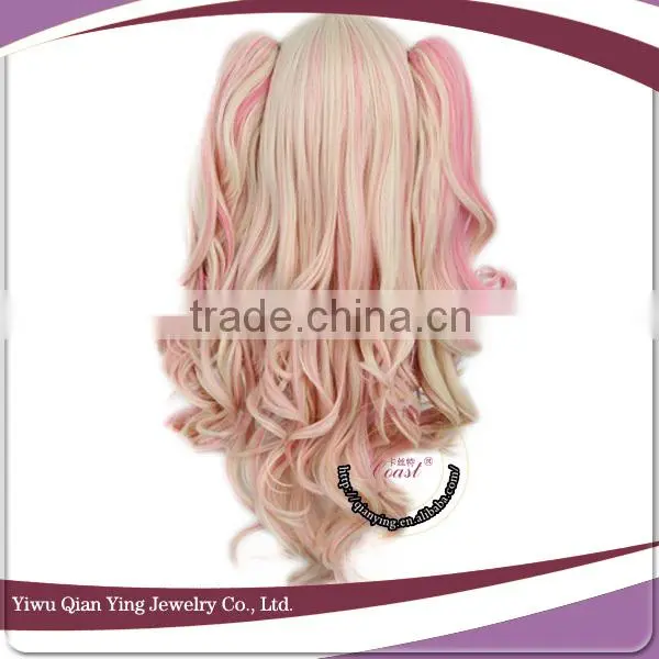 Hot Selling Japanese Hatsune Miku Lolita pink ponytail Cosplay Wig