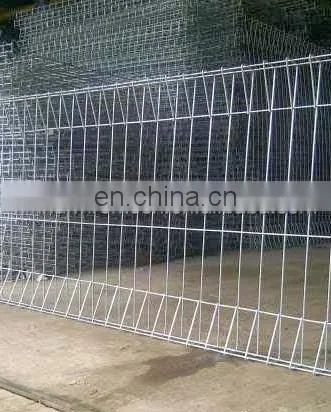 Hot dipped galvanized powder coated Roll top BRC Fence welded wire mesh garden fence