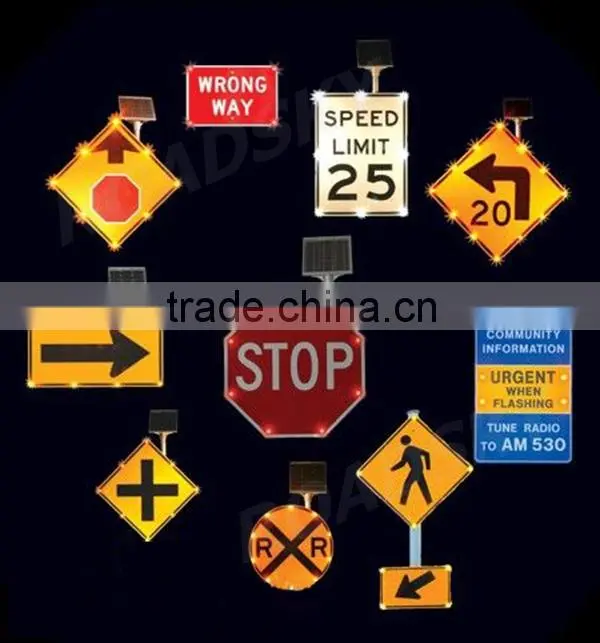 Reflective Aluminum Road Name Sign Traffic Marker