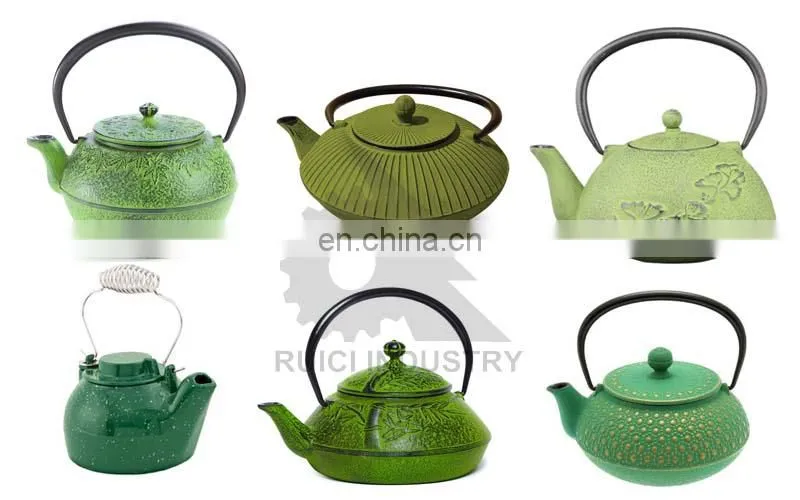 wholesale chinese antique cast iron tea set pot coffee pot enamel