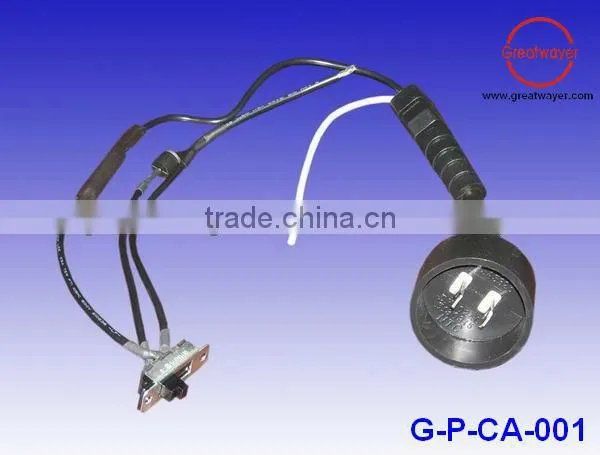 10awg AC cord with PCB cable assembly